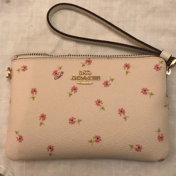 Coach Handbags - Floral Light Pink Coach Wrislet